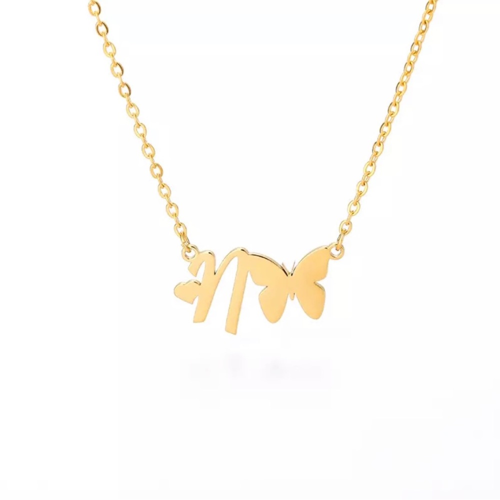 INITIAL LETTER “N” NECKLACE